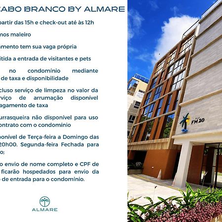 Appartamento Flat Fm20 Cabo Branco Ocean - By Almare João Pessoa Esterno foto